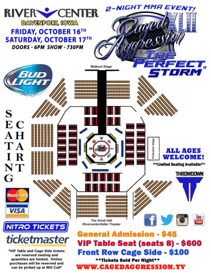 Caged Aggression XLII: Night 1 - 10/16